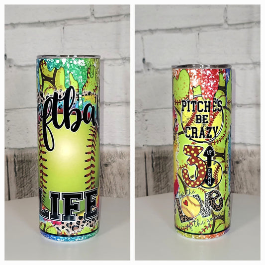 Softball Life Tumbler