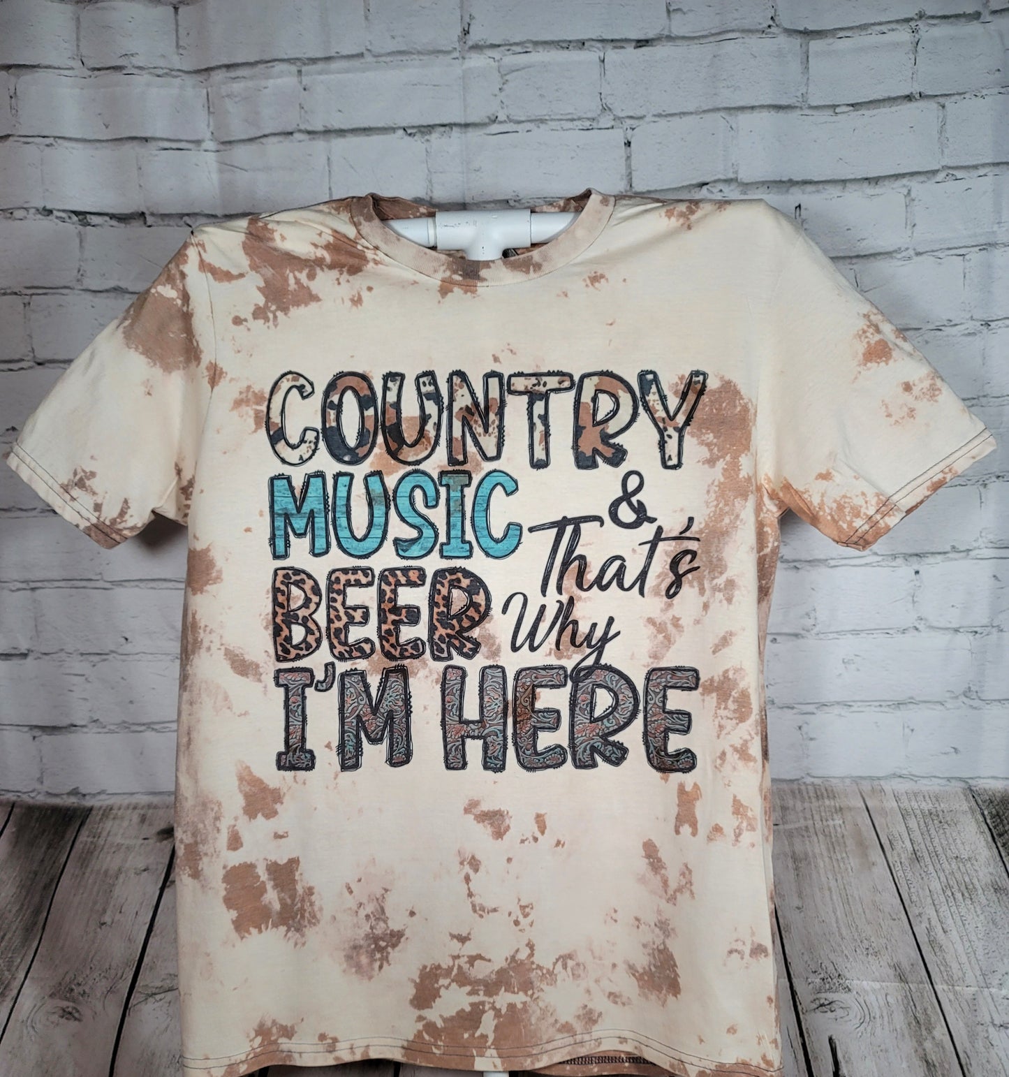 Country Music and Beer Sublimation T-Shirt