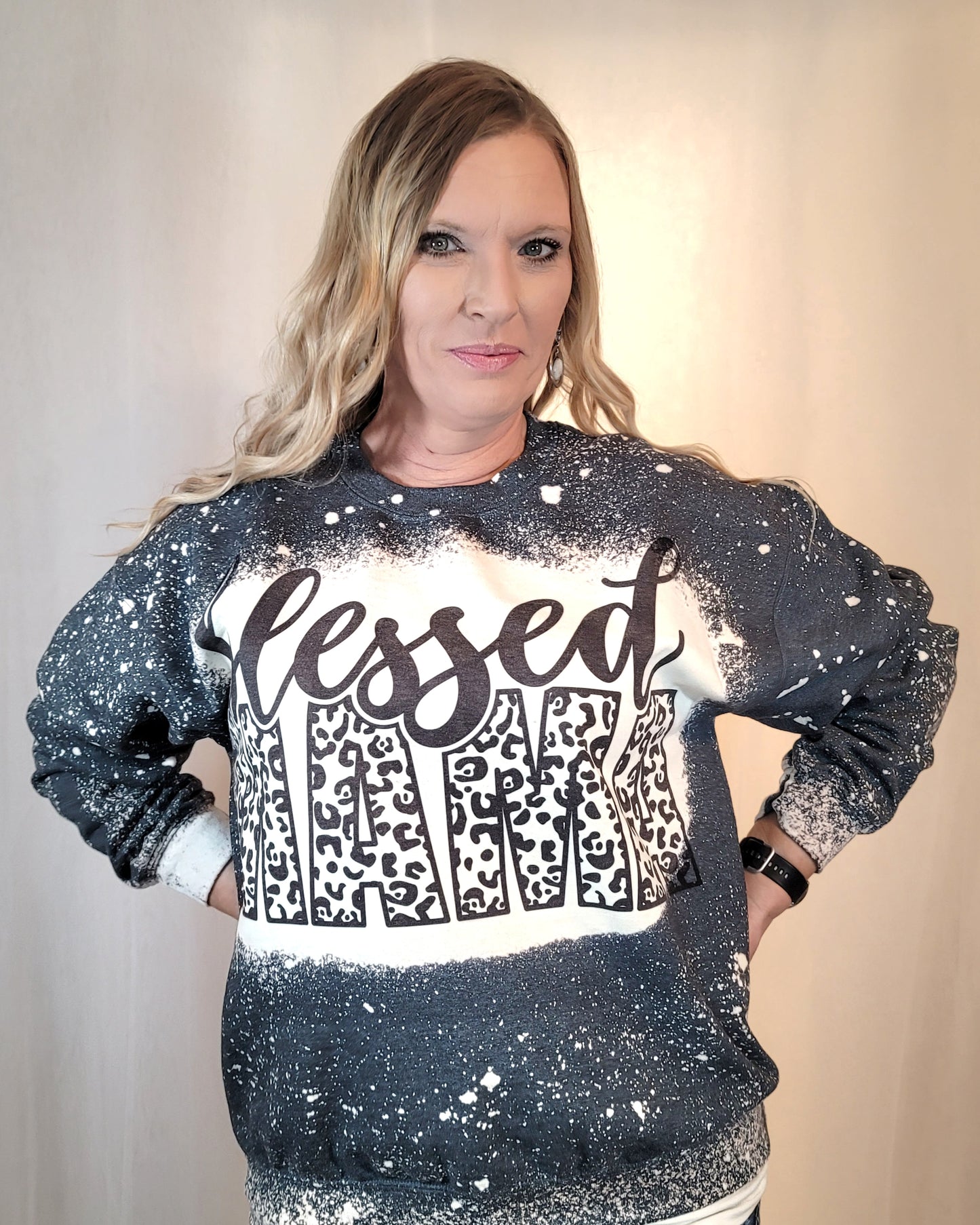 Blessed Mama Crew Neck