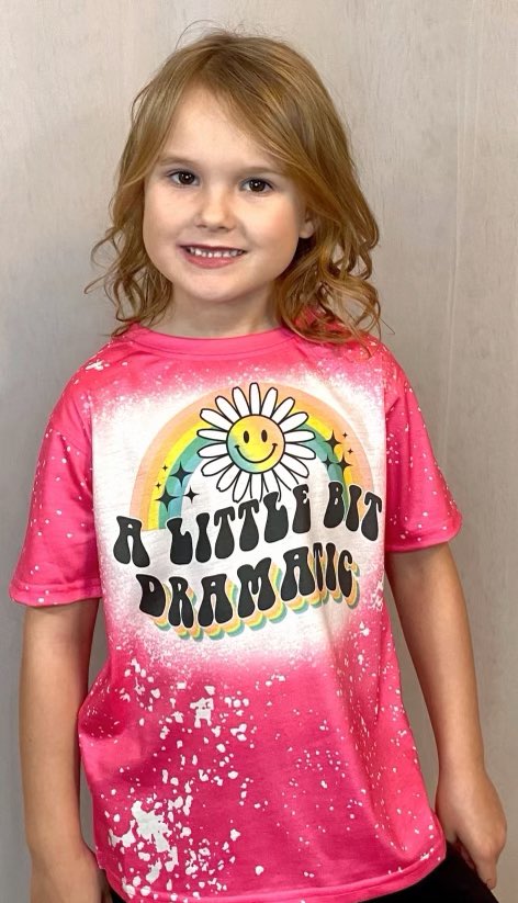 A Little Bit Dramatic Kids T-Shirt